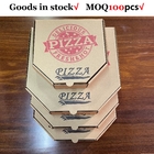 Goods in Stock Wholeasale Hexagonal Corrugated Kraft 8-12 Inch Pizza Box, MOQ 100PCS