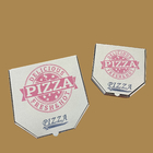 Goods in Stock Wholeasale Hexagonal Corrugated Kraft 8-12 Inch Pizza Box, MOQ 100PCS